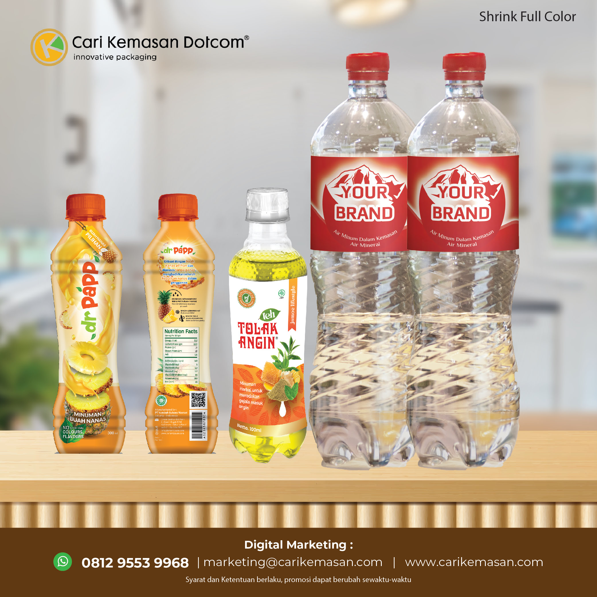 Shrink Kemasan Plastik Produk
