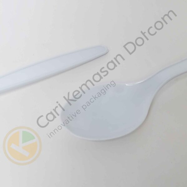 SENDOK PUTIH ISI 25 Ukuran 160 mm