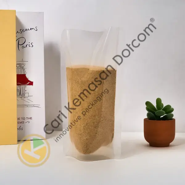 Standing Pouch Non Ziplock Transparant