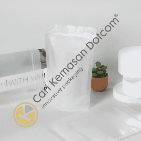 Standing Pouch Ziplock Matte Transparant Ukuran 160 x 270 mm - Image 4
